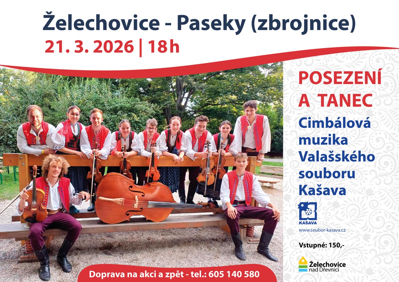 plakát a banner cimbálovka Kašava 2026