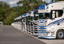 Truck Show u Poláchů v Lutonině. Přátelské posezení, hudba, netradiční zážitky v kulisách nablýskaných Scanií